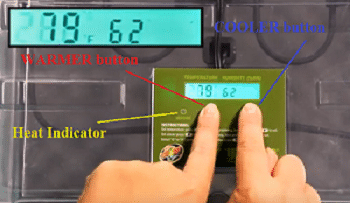 zoo med reptibator temperature scale setup