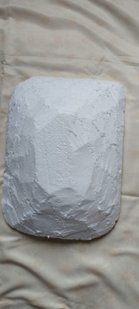 DIY turtle basking area for pond step 4