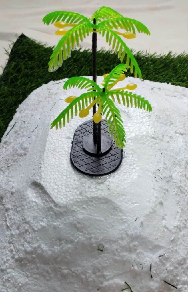 DIY turtle basking area for pond step 6 part 3