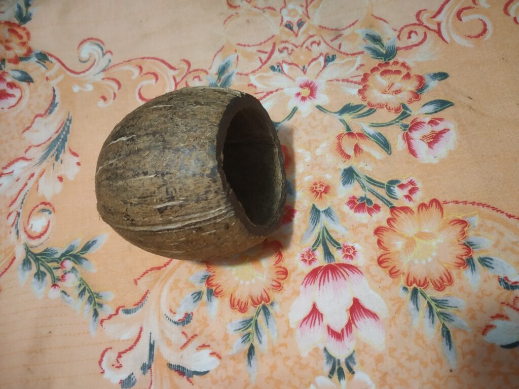 diy turtle hideout coconut cave step 6