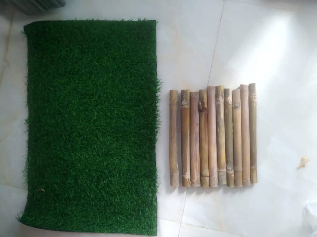 floating basking platform step 1