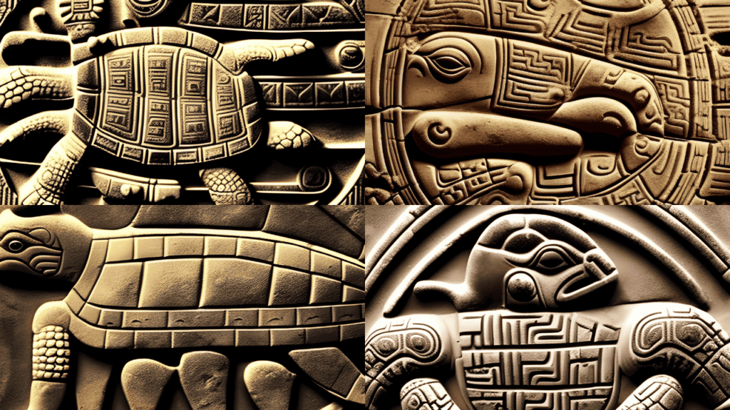 ancient warrior turtle symbols