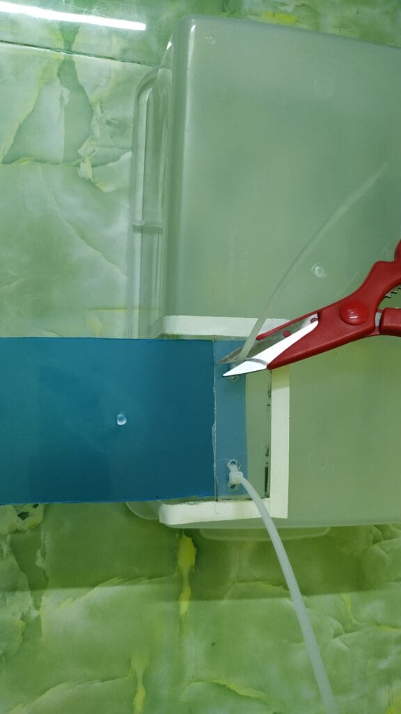 diy above tank turtle basking area step 4 part 2