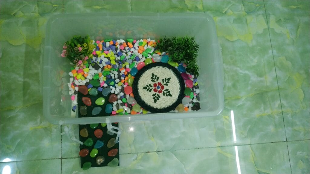 diy above tank turtle basking area step 8 part 2