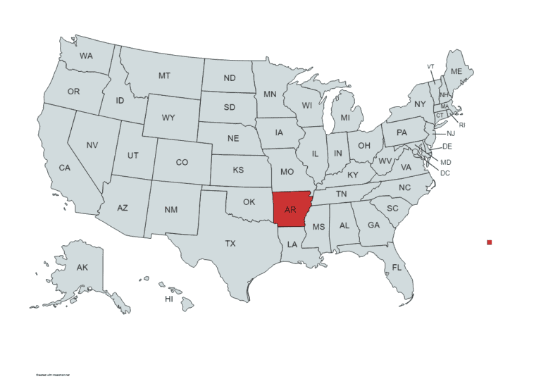 Arkansas state in usa