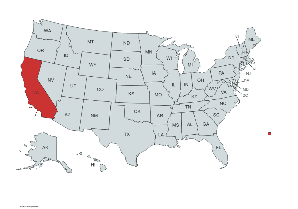 California state in usa
