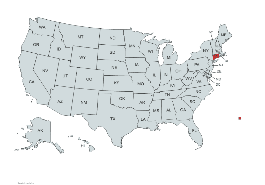 Connecticut state in usa