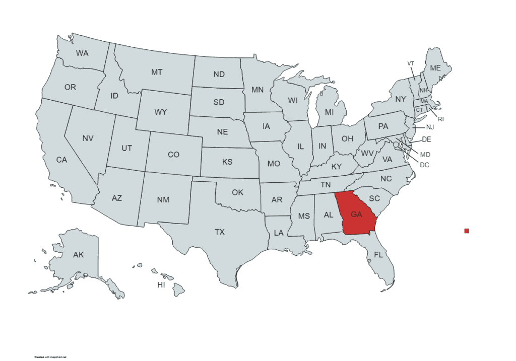Georgia state in usa