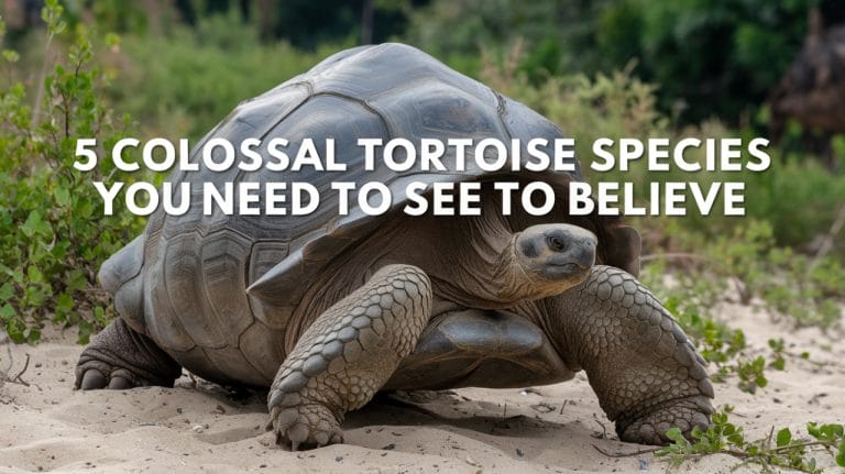 5 Colossal Tortoise Species You Need to See to Believe