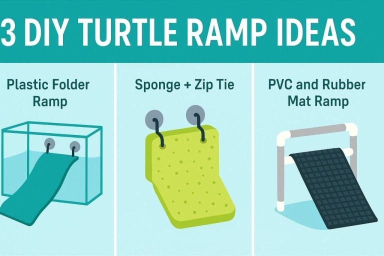 3 DIY Turtle Ramp Ideas You Can Make with Stuff at Home